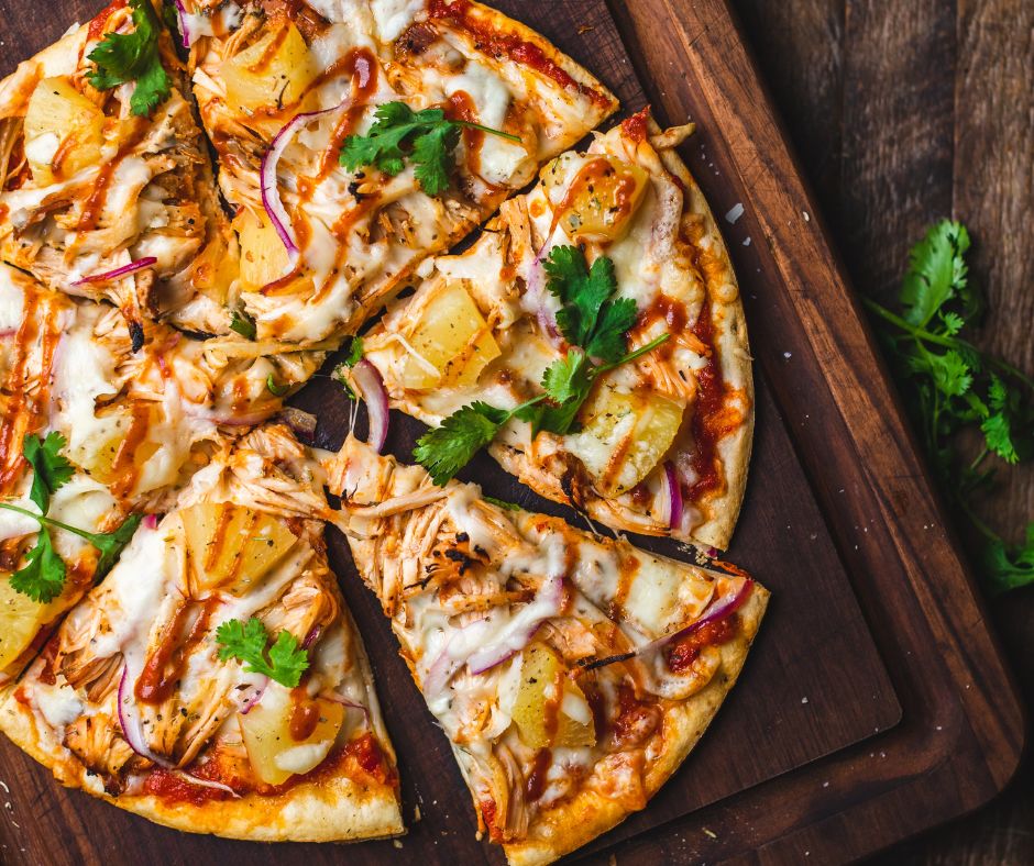Pizza congelada. Alimentos Congelados