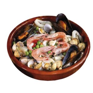 Preparado para paella con verduras