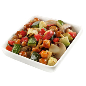 Revuelto de verduras y setas