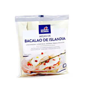 Migas de bacalao al punto de sal