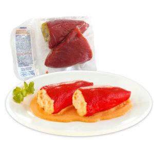 Pimientos del piquillo rellenos de marisco