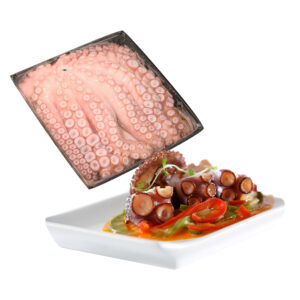 Pulpo en bandeja de 1 a 2 kgs.