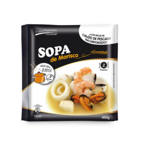 Sopa de marisco gourmet