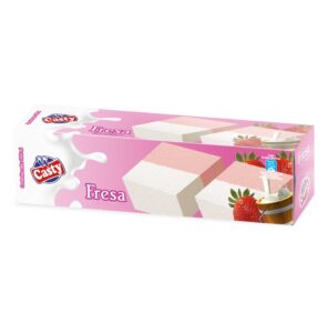 Barra helado nata-fresa
